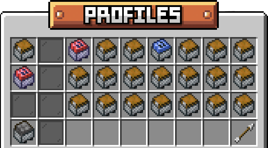 Profiles menu